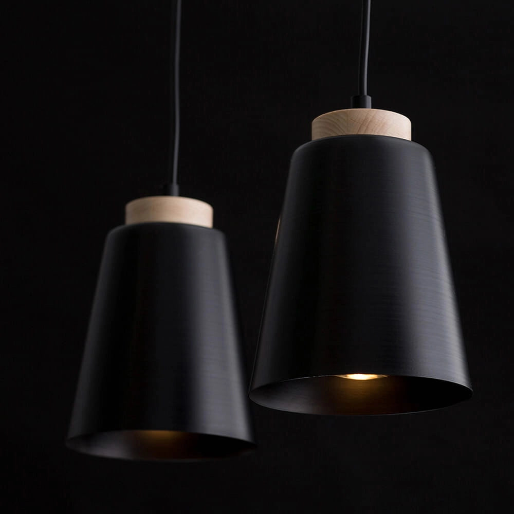 Lampada a sospensione Emibig Bolero 2xE27 nero 40cm