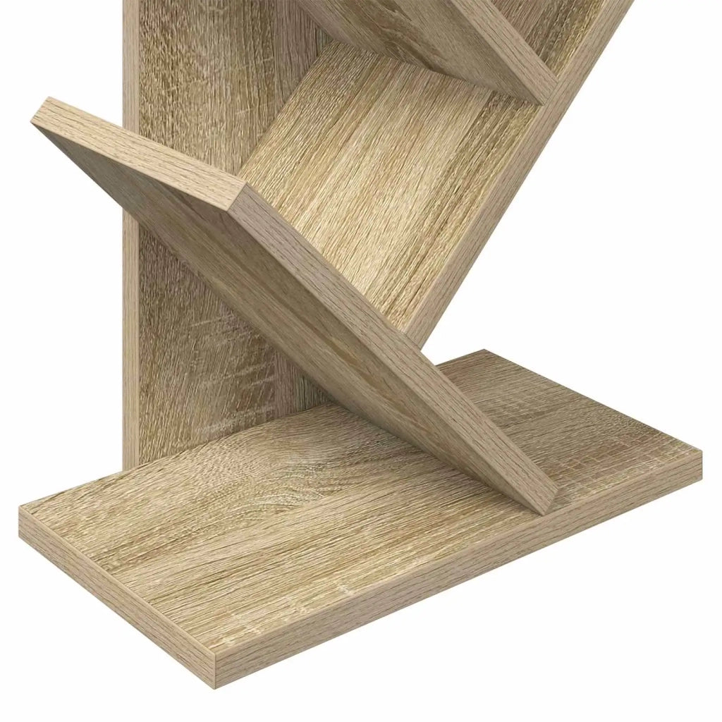 Scaffale da Libro ad Albero 6 Livelli 30 x 18 x 100 cm 8012374