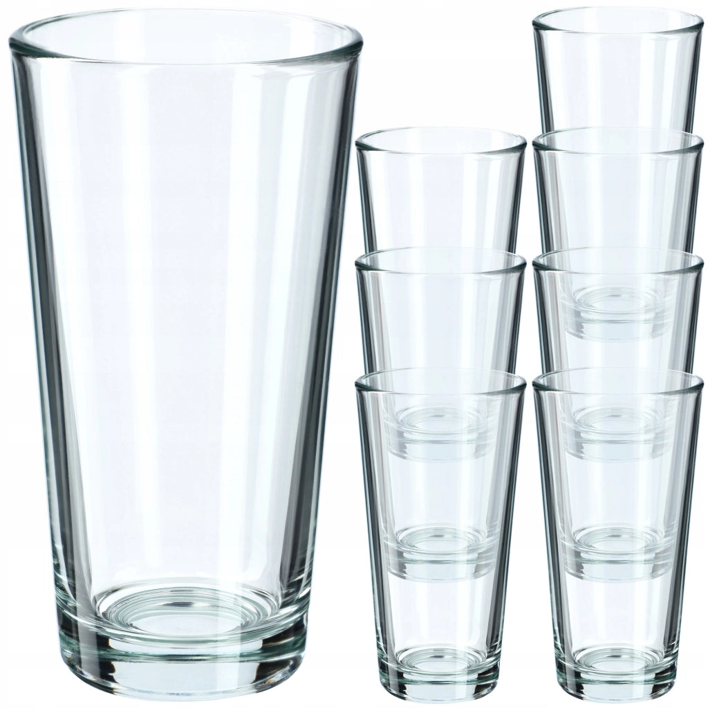 Set di 8 bicchieri KADAX da 340 ml per bevande, bibite e acqua.
