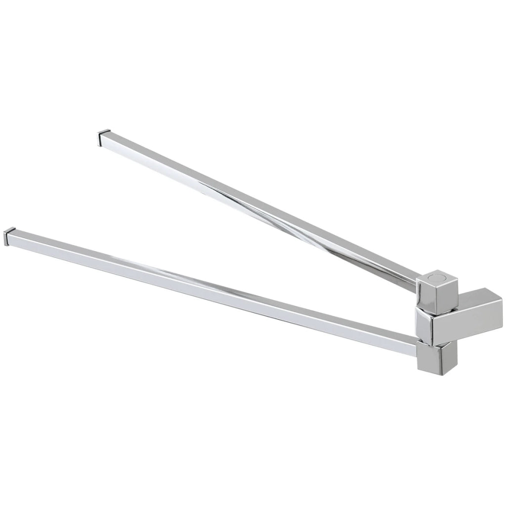 Porta asciugamani 39 cm FERID cromo con piastrine antiruggine