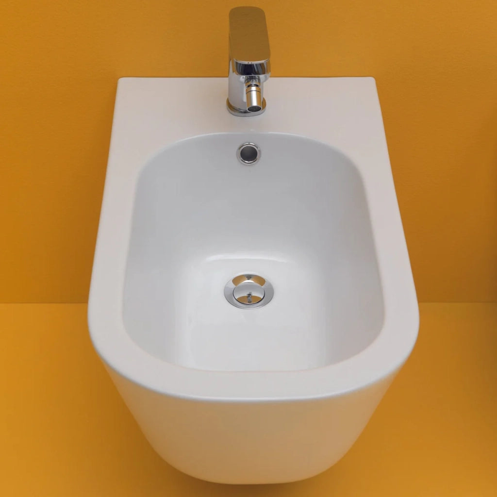 Bidet Sospeso Kerasan Bianco Lucido "Tribeca"