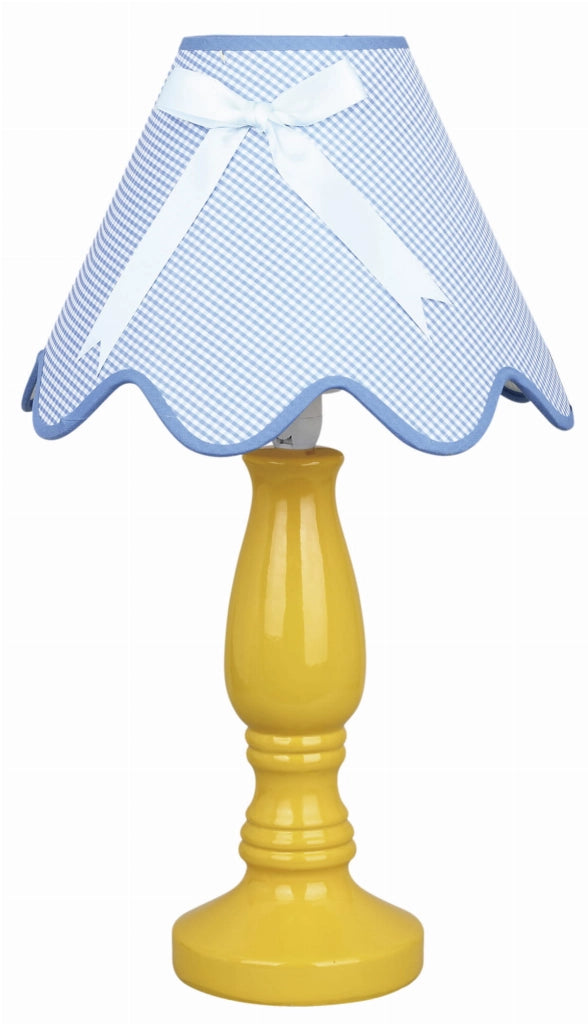 Lampada da tavolo Candellux Lola 41-63489 gialla E14
