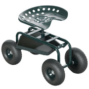 Sedia da giardino girevole e regolabile ¨C Minimal ¨C Verde, 150 kg