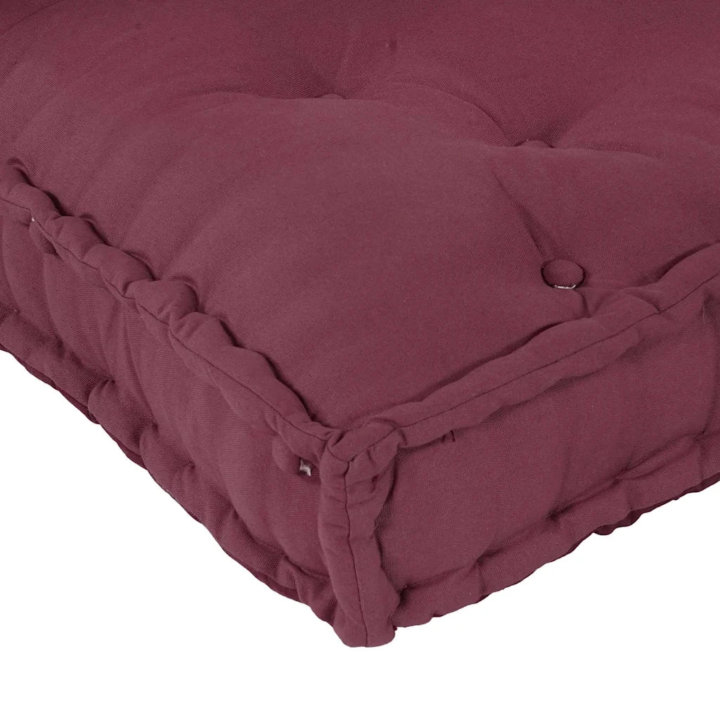 Cuscino per Divano Pallet 3 pcs Bordeaux 120 x 80 x 38 cm 4019086