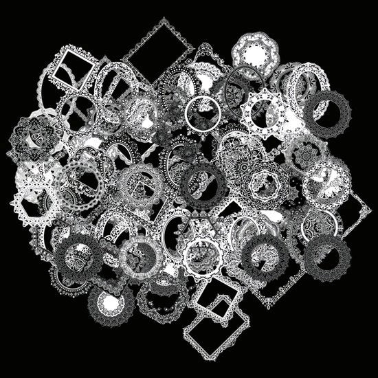 Etichette trasparenti adesive 180 pezzi - acqua resistente - PET - scrapbooking - diverse misure - dimensioni flessibili