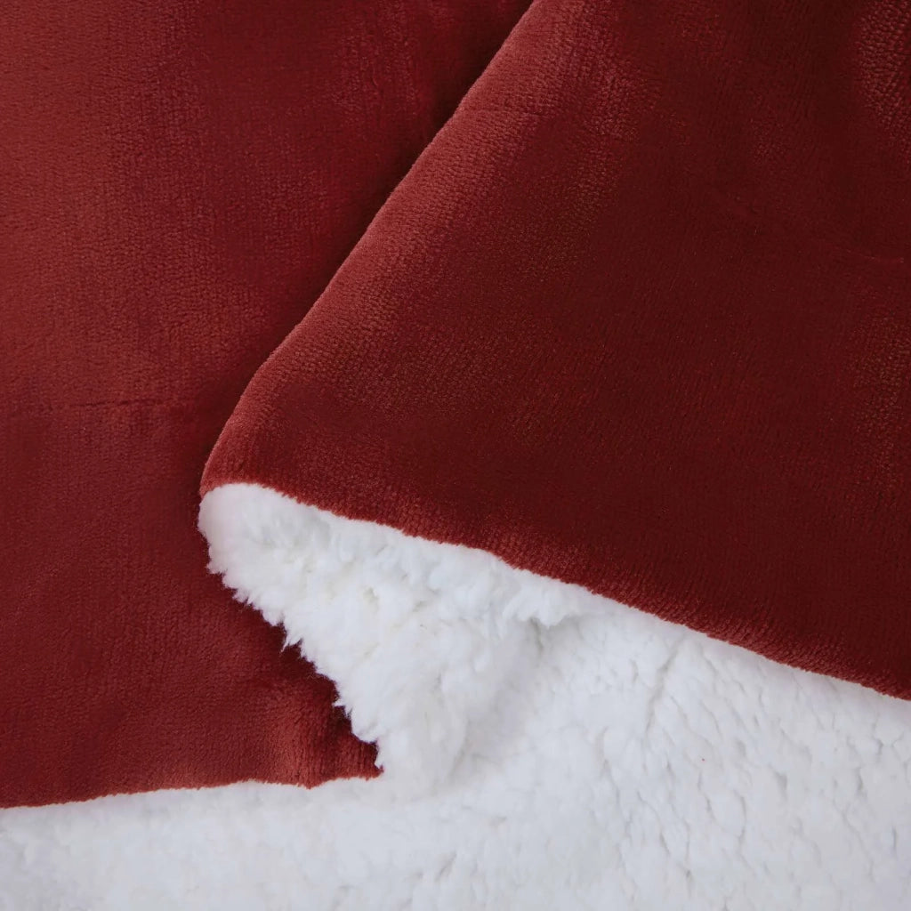 Coperta Rosso Bordeaux 240 x 270 cm Panno