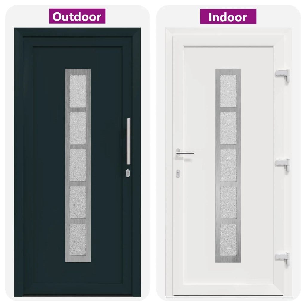 Porta Frontale Antracite 108 x 208 cm PVC