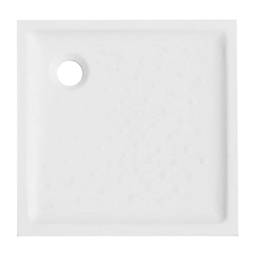 Piatto Doccia 70x70xh.6 cm Quadro  Ceramica Bianco Dianhydro