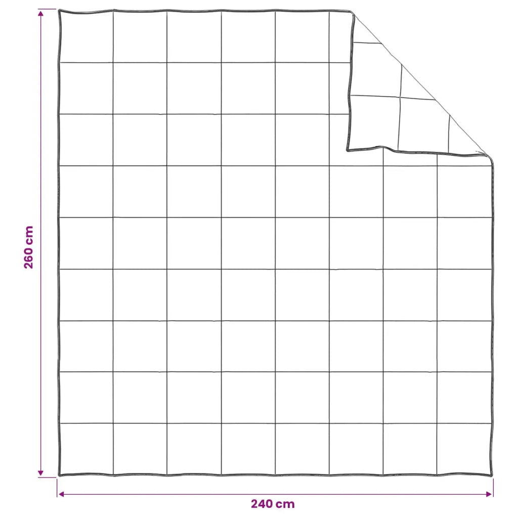 Set di Piumoni con cuscino 2 pcs Bianco Fibra di bambù 3432653