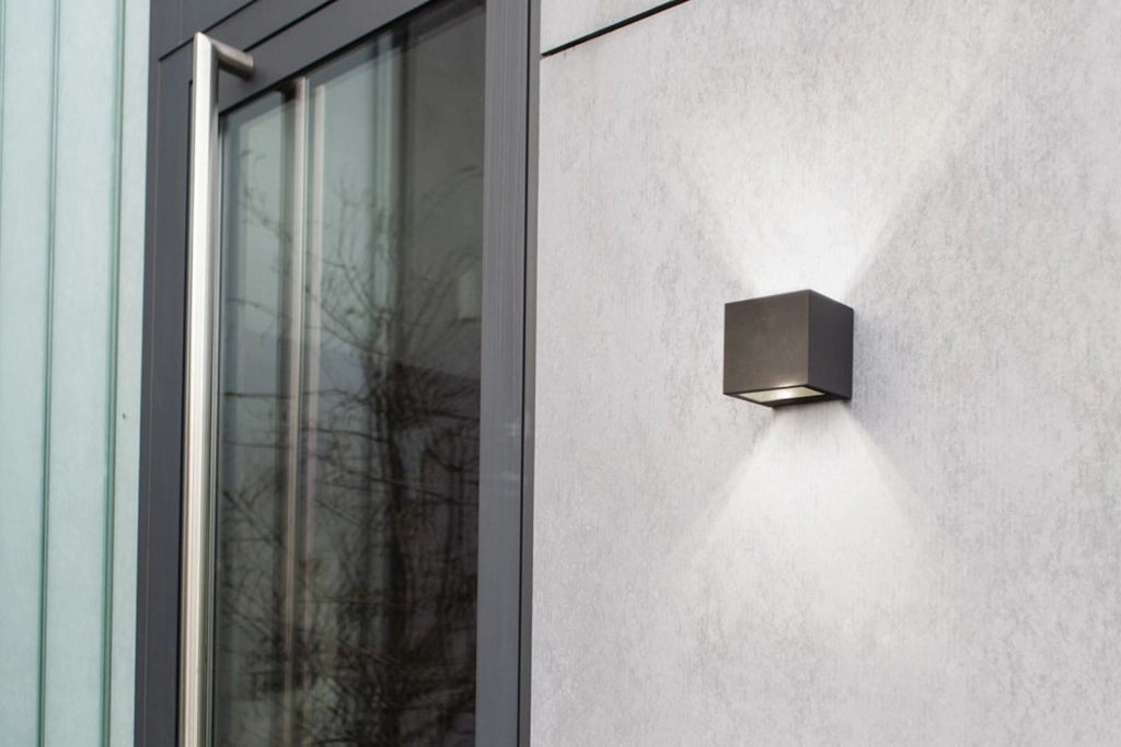 Applique esterna GEMINI antracite LED 9W IP54 Lutec