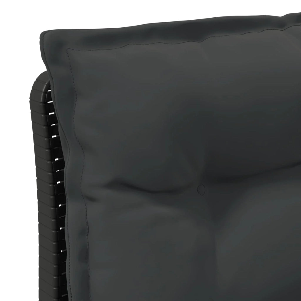 Divano da esterno-Divano da Giardino 3 posti con cuscini in look rattan PP 630700