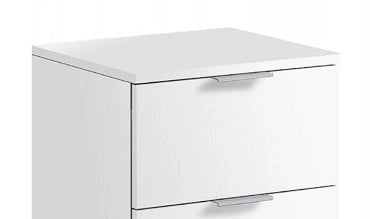 COMODINO 2 CASS.38X34X45H BIANCO