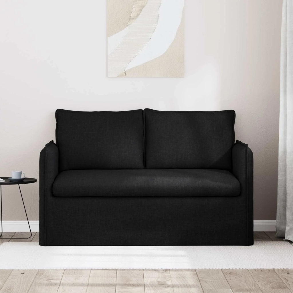 Divano Nero 136 x 82 x 85 cm Tessuto 42024513