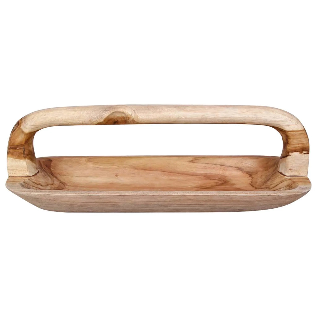 Fruit Bowl JEPARA Teak Brown 61 x 21 x 21 cm 42010343