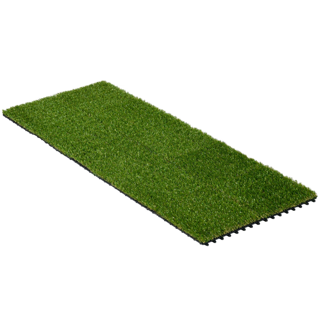 Piastrelle Erba Sintetica Giardino 30x30cm ¨C Xylo ¨C Verde 10 Pezzi