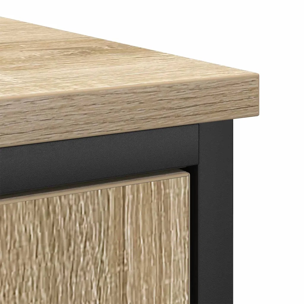 Set di mobili per il bagno 2 pcs Marrone Legno multistrato 3345128