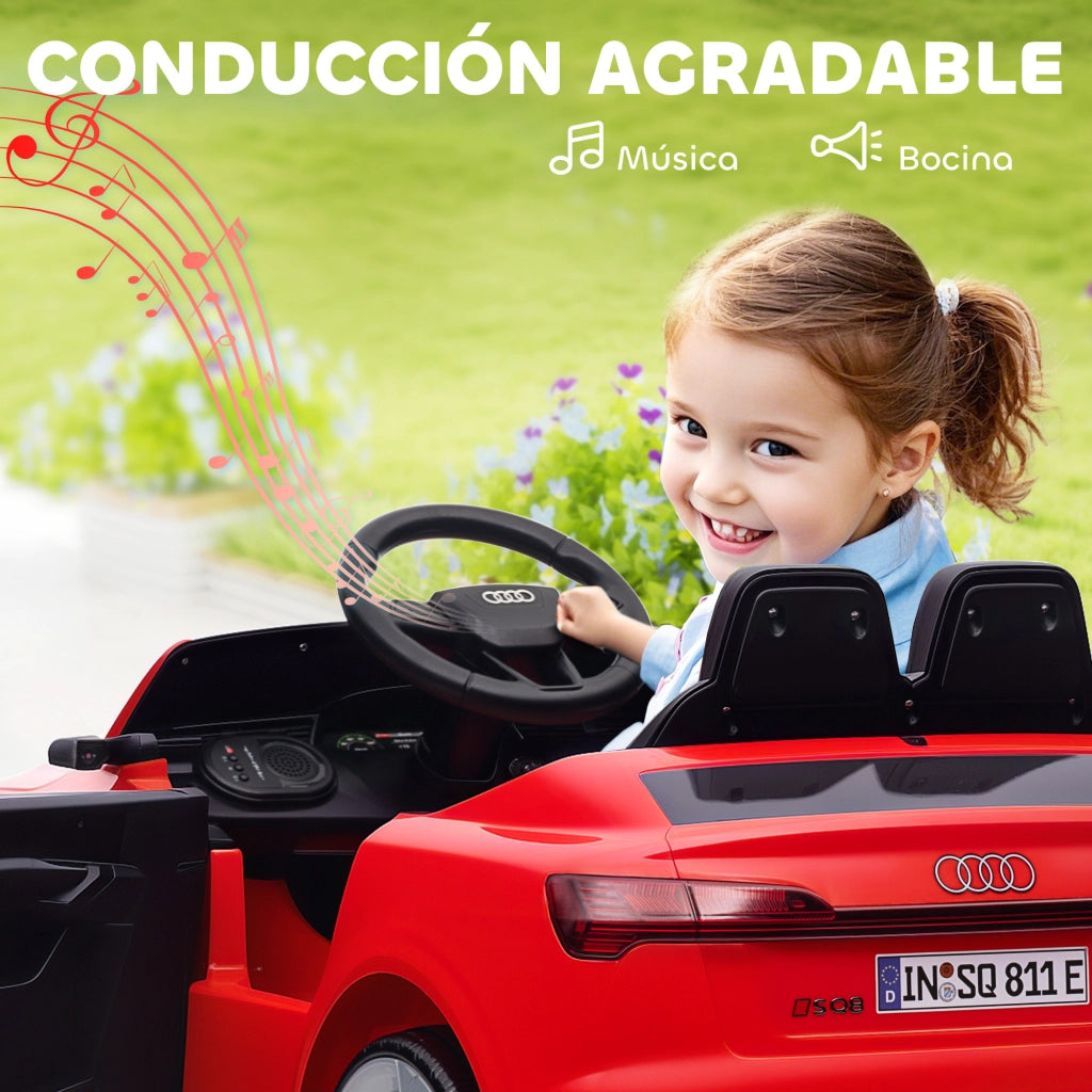 Auto Elettrica per Bambini Audi Q8 e-tron Sportback ¨C Minimal ¨C Rosso