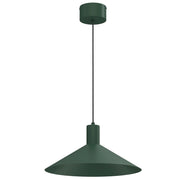 Lampada sospesa conica verde Nox Luminex 1xGU10 40 cm