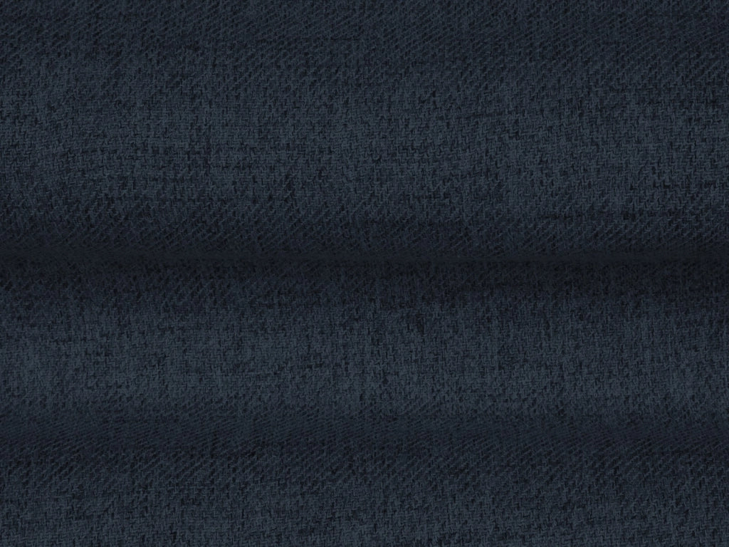 Cosmopolitan Design - Divano angolare sinistro "Bali" 5 posti in tessuto strutturato blu 