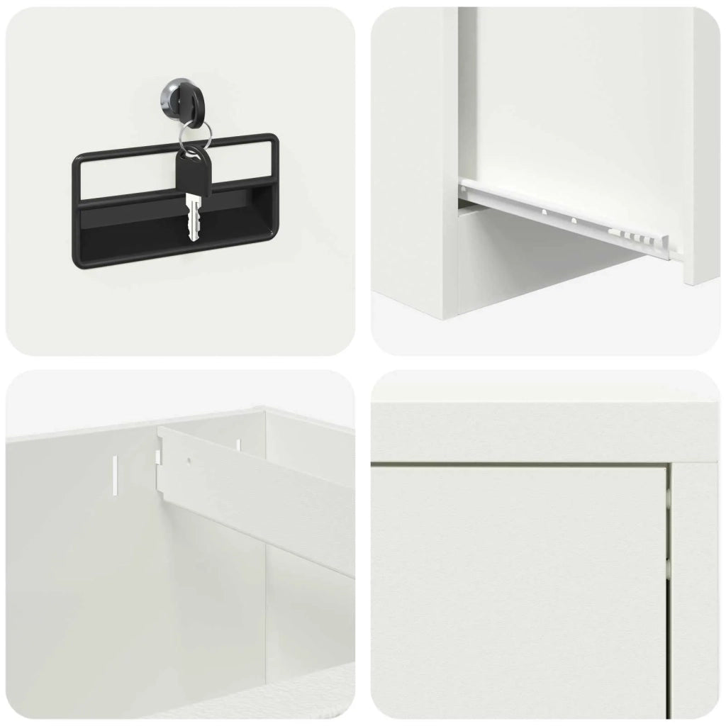 Armadio per File con cassetto Bianco 45,5 x 42 x 74,5 cm 891615