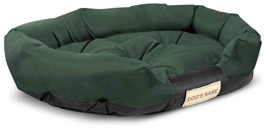 AIO FACTORY XXL Letto per cani 130x105 cm Personalizzabile Impermeabile Verde