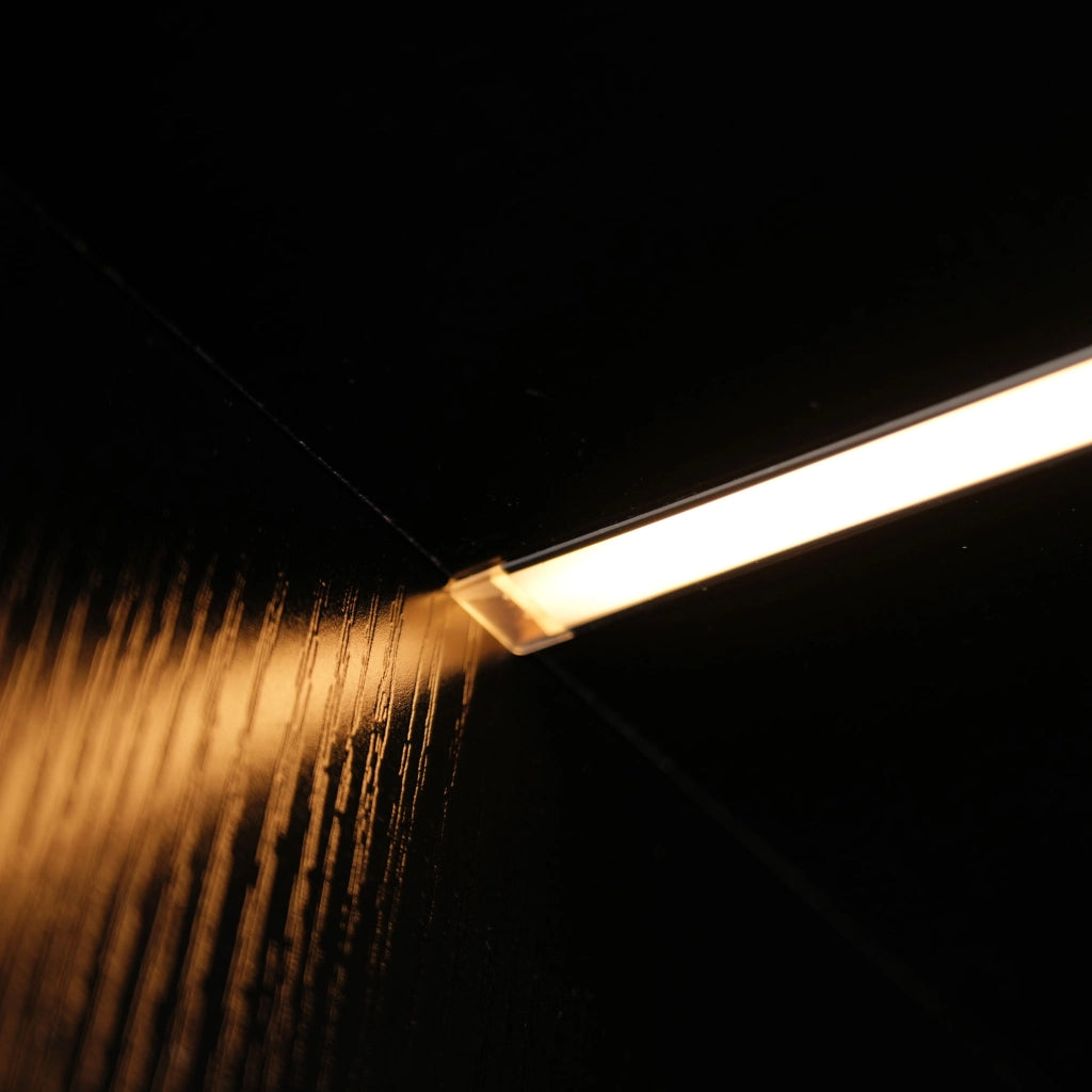 Vetrina con LED ¨C MINIMAL ¨C Nero, Vetro Temperato, 62x35x160 cm