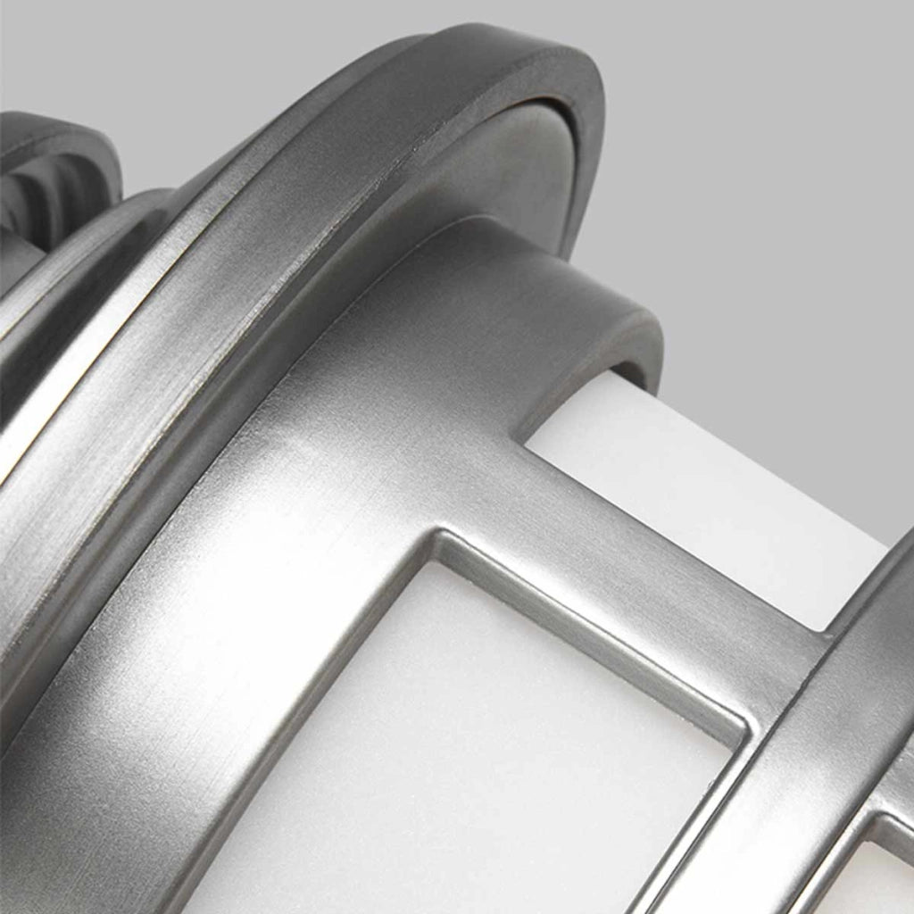 Applique esterna Newport Feiss acciaio spazzolato E27 60W