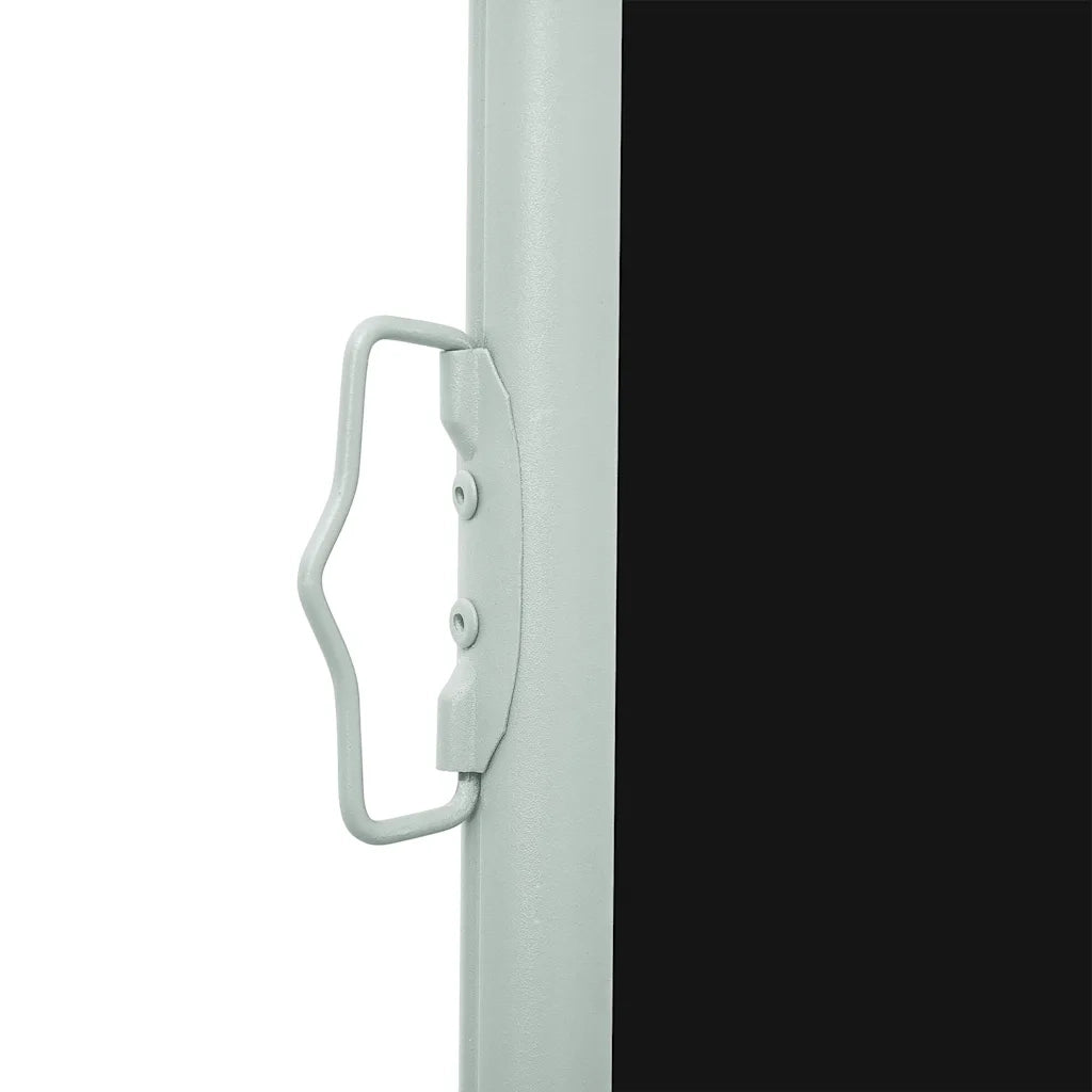 Tenda Laterale Retrattile per Patio-Tenda parasole per balcone 100x300 cm Nera