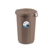 Stefanplast STF954 Tom Contenitore per Alimenti Cibo Secco con Coperchio e Clip 46 Lt colore Tortora