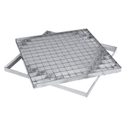 Griglia quadra 40 x 40 cm in acciaio zincato