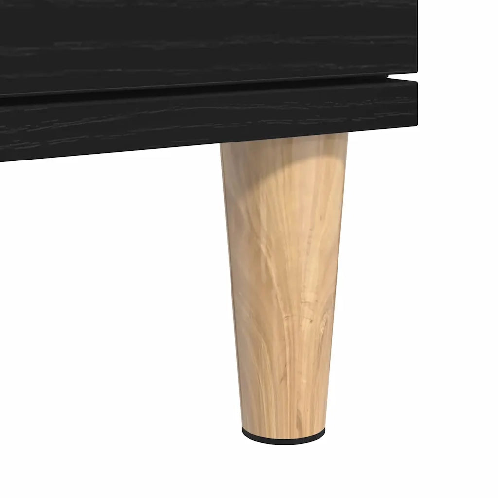 Credenza Rovere Nero 60 x 35 x 70 cm Legno multistrato 862595