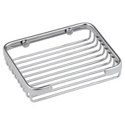 Portasapone rettangolare in ottone cromato RERU 20 cm