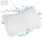 Cuscino da bagno ergonomico - massaggio ottimale - 1 pezzo - bianco - plastica