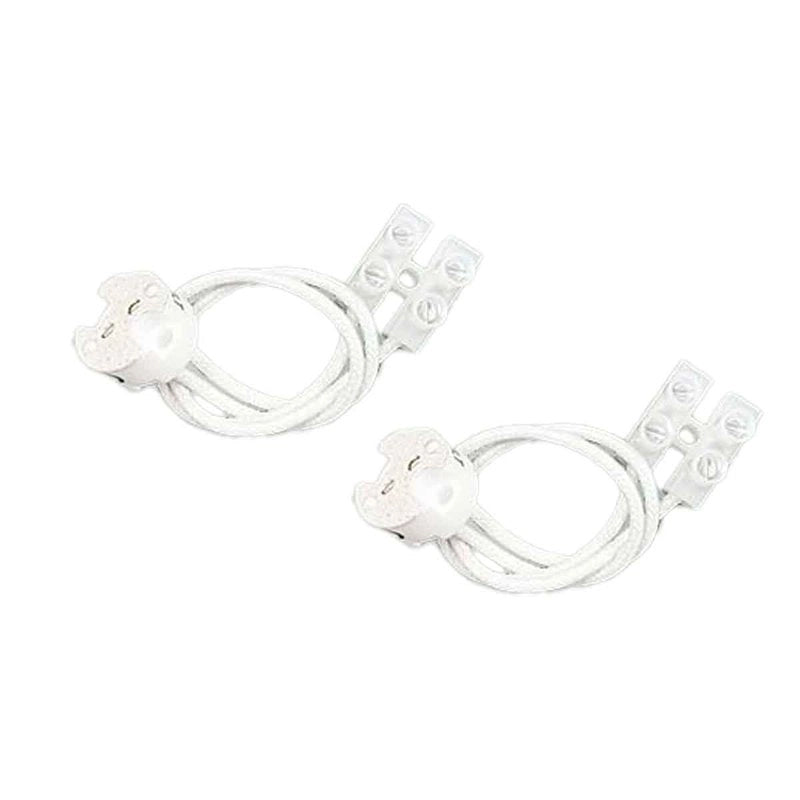 2 Pezzi Portalampade MR16, Portalampada in Ceramica Con Connettori Inclusi