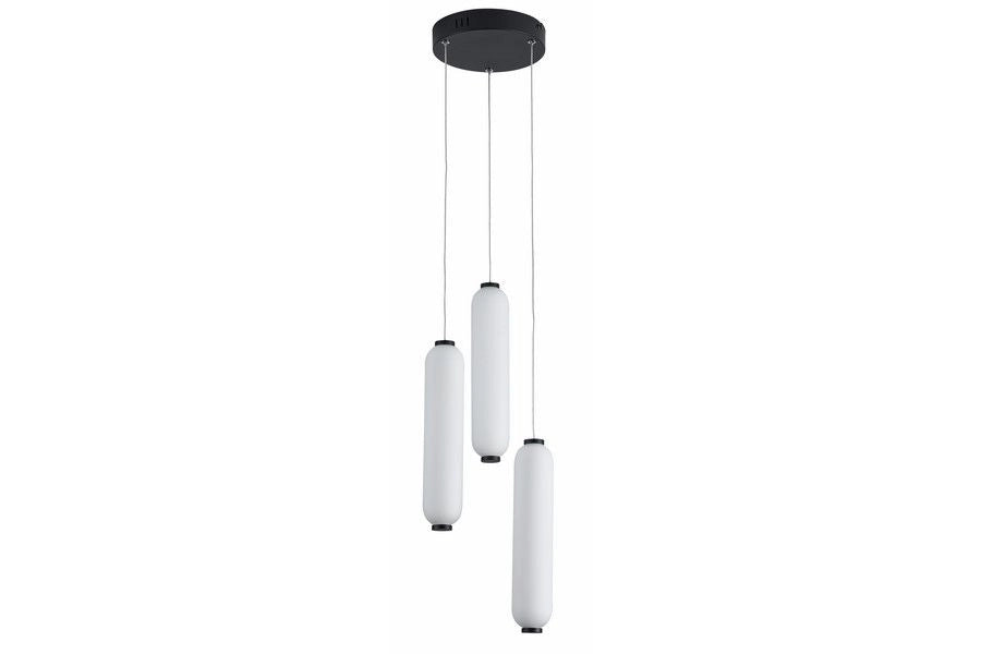 Lampada a sospensione LED Catkin nera Ø21 Reality 8W