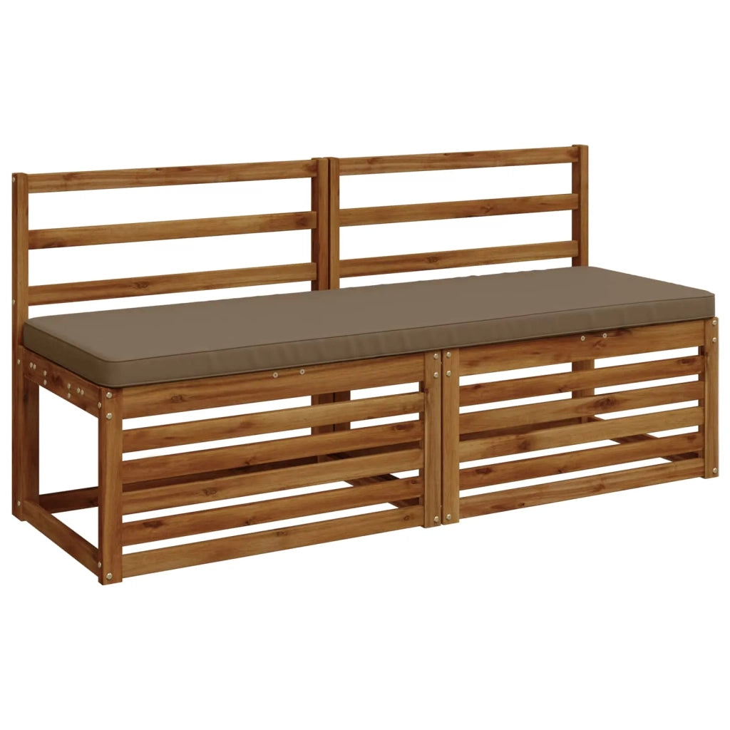 Cuscino per Panchina a 1 Pezzo VUGHT 100% Poliestere Tortora 951984