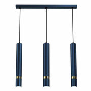 Lampada a sospensione Milagro Joker MLP7726 blu oro
