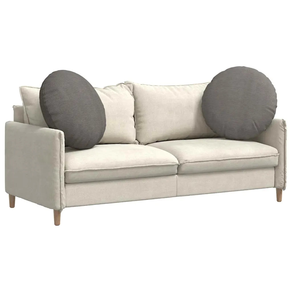 Cuscini per Seduta 2 pcs Grigio chiaro Ø60 x 21 cm 42014223