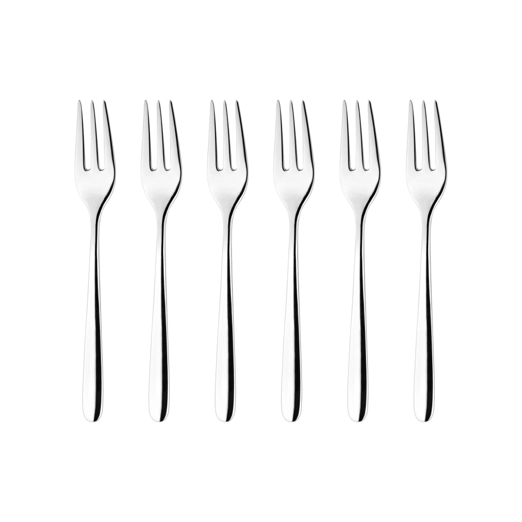 Set 6 forchettine Frida  in acciaio cm 15,5