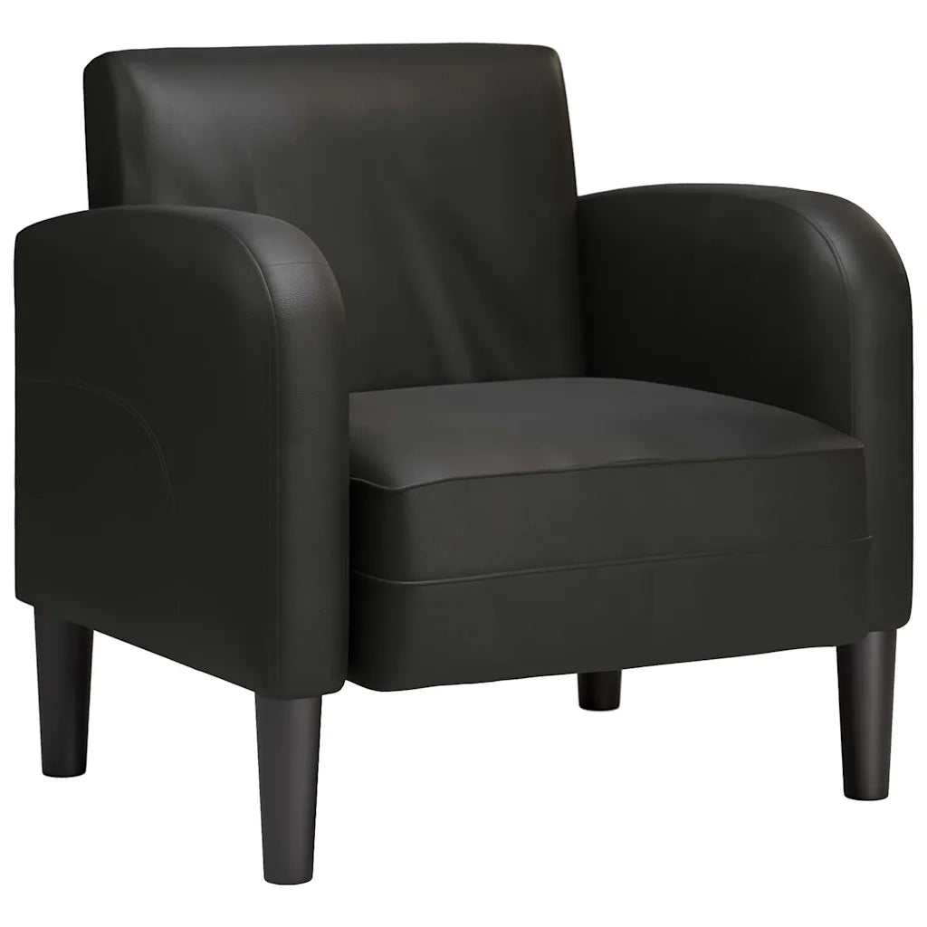 Divano Sedia con Braccioli Nero 54 cm in Similpelle 4100529