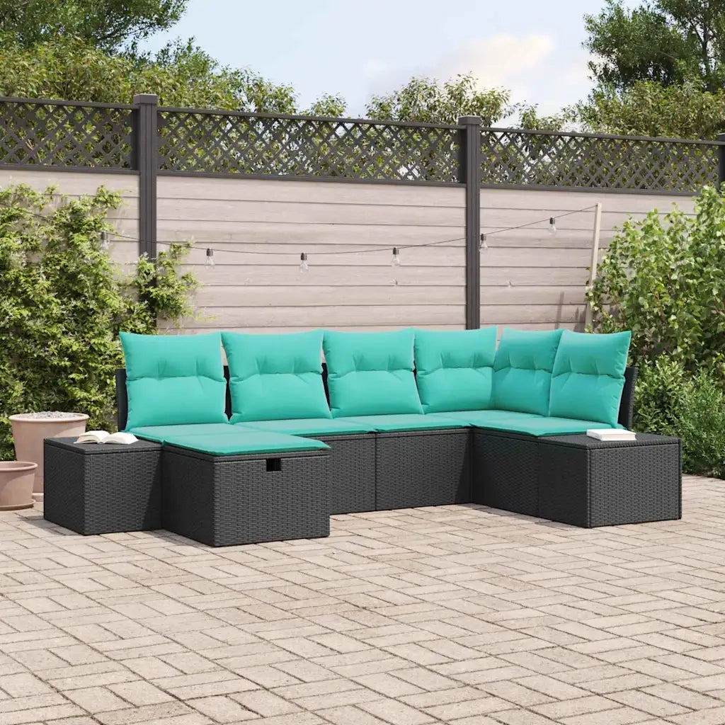 Set di divani 7 pz polyrattan 3360717