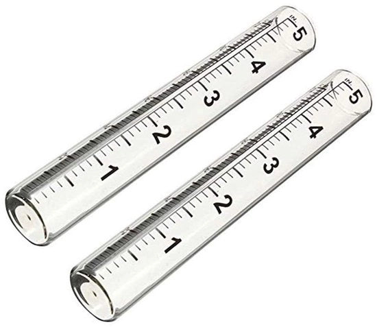 Registrazione delle Precipitazioni Transparente - Pluviometro - Registrazione delle Precipitazioni in Vetro - Registrazione delle Precipitazioni con Stazione a Terra - Misurazioni Precise - Ideale per l'Orto - Misuratore delle Nevicate