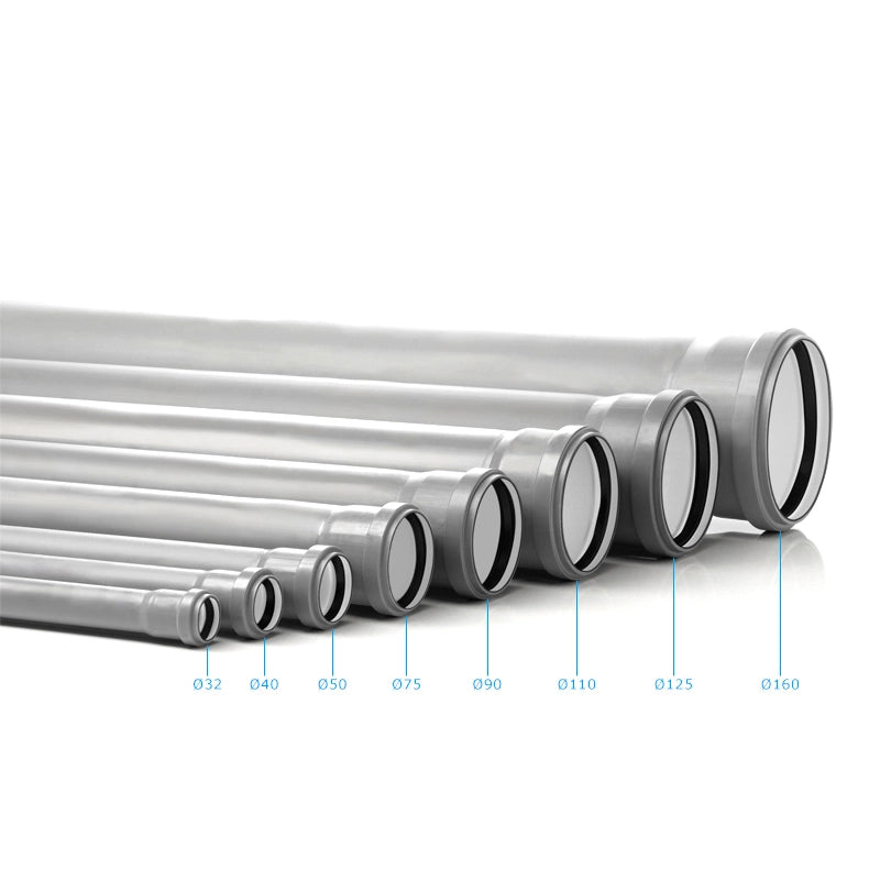 TUBO HTEM 1 BICCHIERE PP3  VALSIR- Diam. 75 lungh. 500- VALSI- pezzi 1