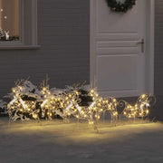 Renne LED con 40 LED 5 pcs Oro PET 3399388