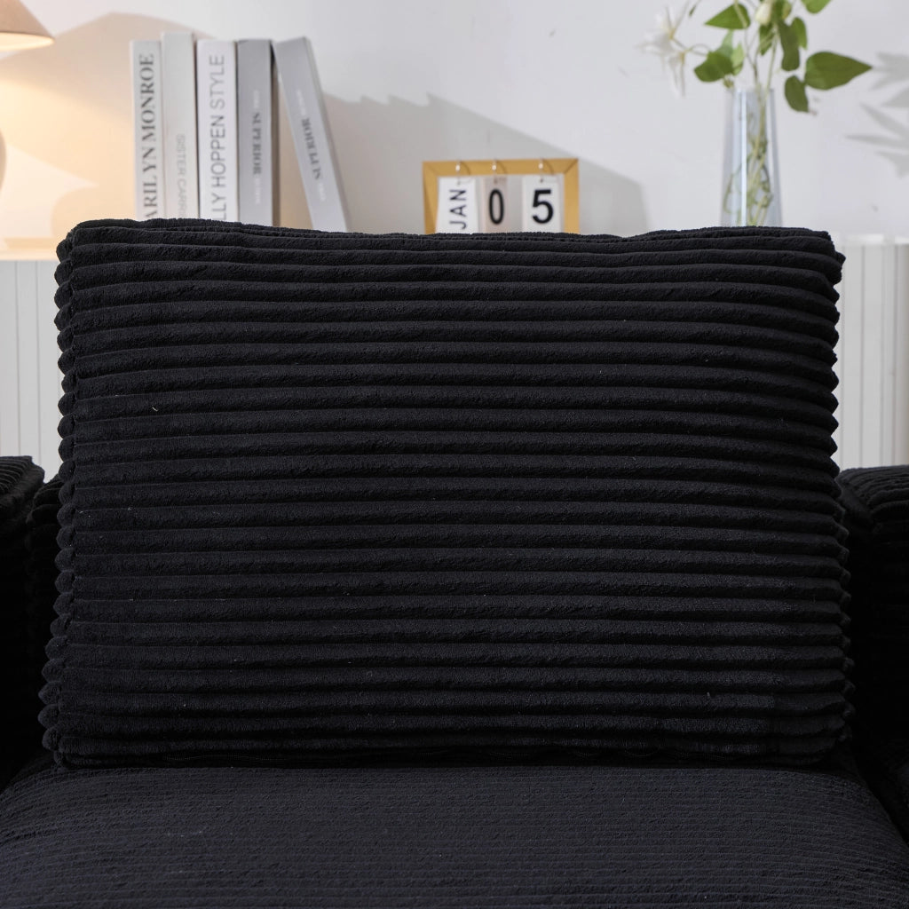 Divano 2 Posti con Cuscini e Portabicchieri ¨C MINIMAL ¨C Tessuto, 265 cm