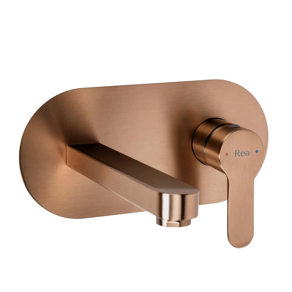 Rubinetto Da Parete Rea Arcos Brush Copper