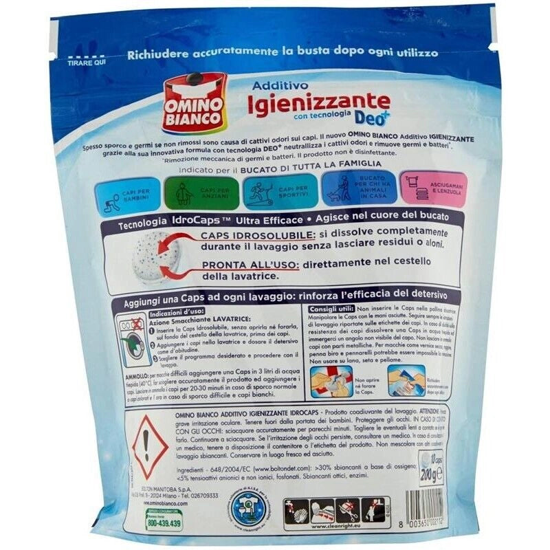 OMINO BIANCO IDROCAPSULE IGIENIZZANTE 10 CAPS