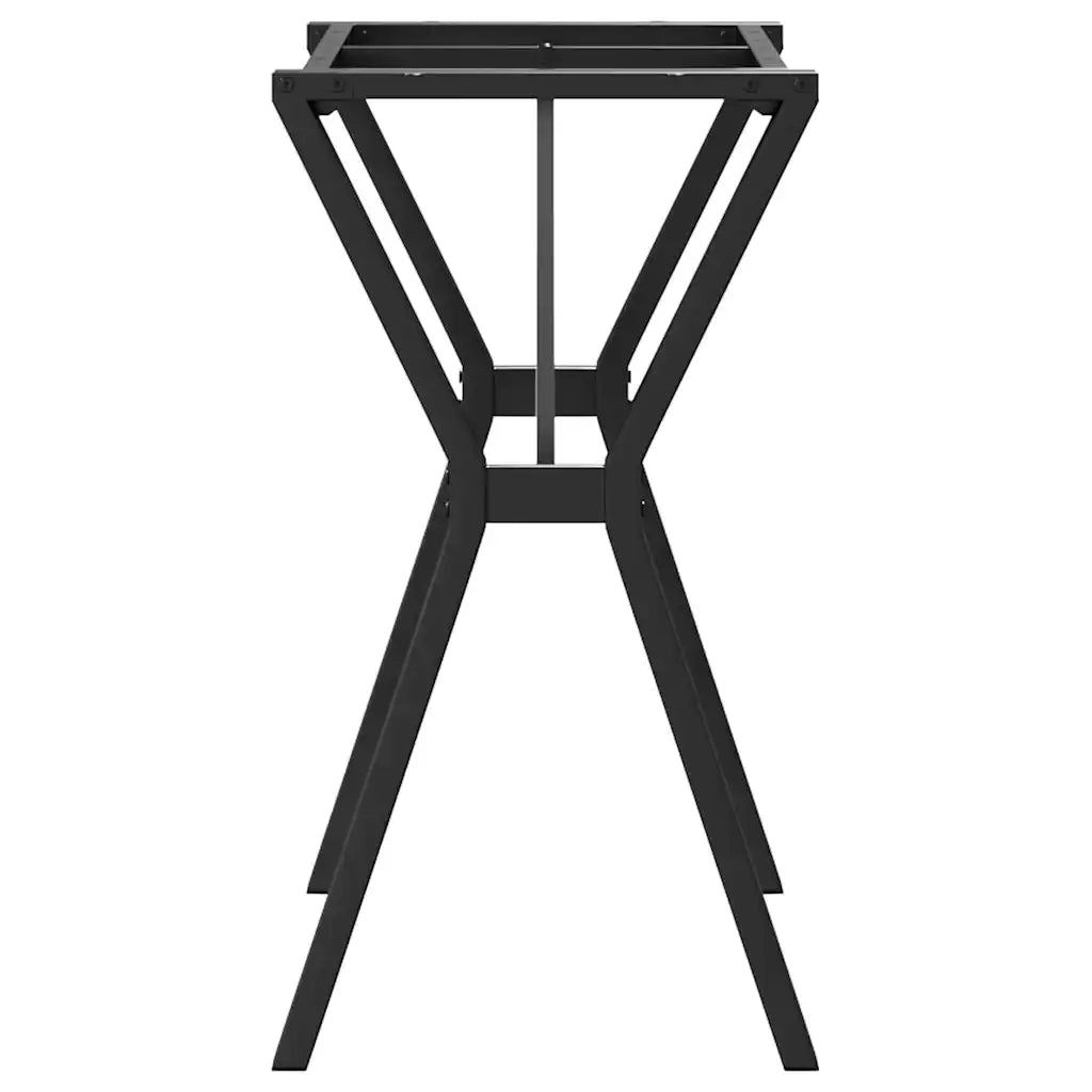 Telaio Gambe a Y per Tavolo da Pranzo 80x40x73 cm in Acciaio