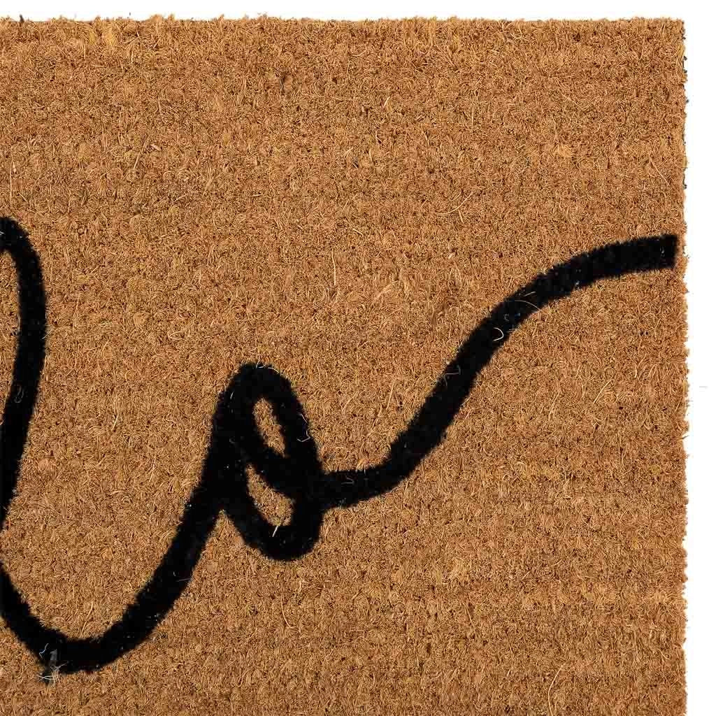 Zerbino fibra marrone 45x75