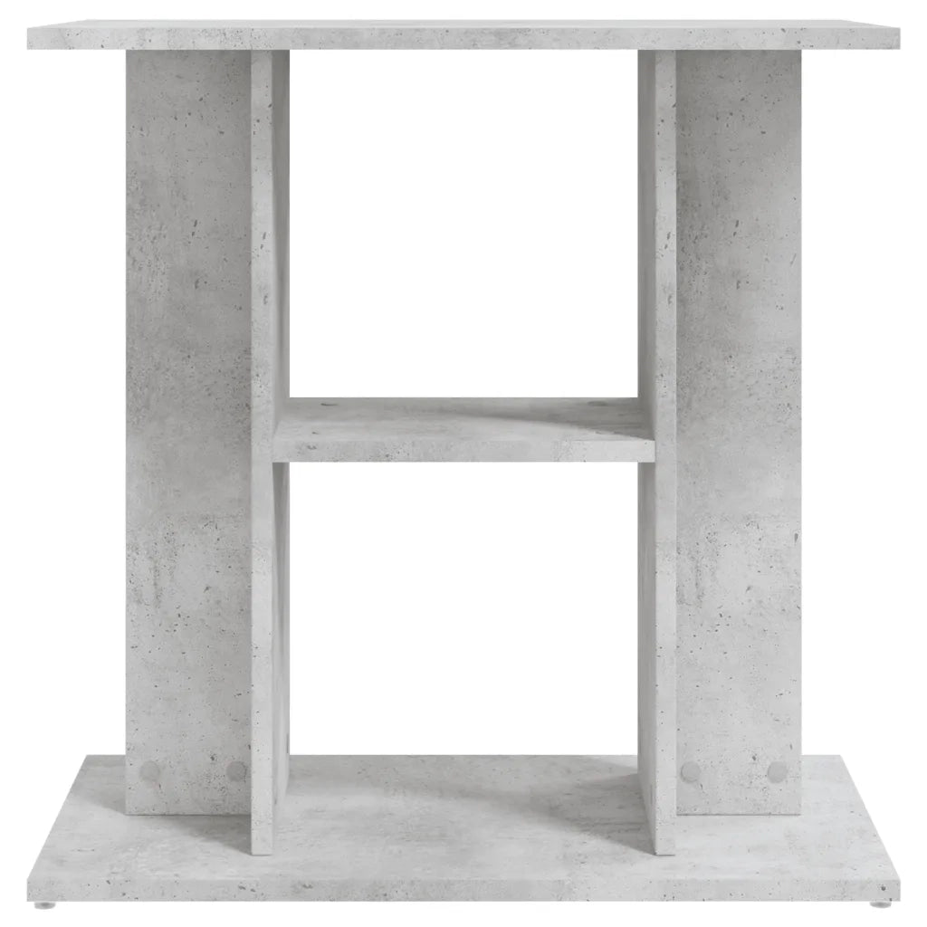 Supporto per acquario in cemento grigio 60x30x60 cm in legno ingegnerizzato 833571